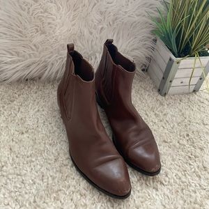 J Crew Colony Chelsea Leather boot - Brown